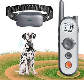 Htcuto 681475803879 3500 Ft Wireless Dog Fence With 6100ft Training Remote Collar 185 Day Batter