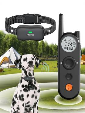 Htcuto Vine-2 Wireless Dog Fence And Electronic Training Collar 2 In 1 3500ft Fence