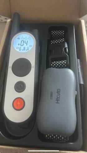 Htcuto Wf01 Wireless 2 In 1 Dog Fence Training Collar With Remote Control Waterproof