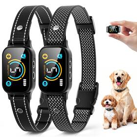 Ianciu 768781938560 2 Pack Bark Collar Smart Dog For Large Medium Small Dogs Rechar