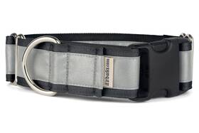 If It Barks 8192062 - 1.5 Inch Reflective Martingale Collar With Quick Snap Buckle For Do