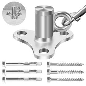 Iklekione Ikle-2 Dog Tie Out Stake 304 Stainless Steel Anchor 360 Swivel