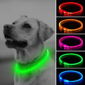 Illumifun Wsx5edc6rfv125 Led Dog Collar Rechargeable Light Up Collars Illuminated Ligh