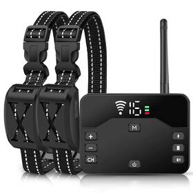 Imountek 717971901372 2-in-1 Wireless Electric Dog Fence Waterproof Pet Shock Boundary Containment