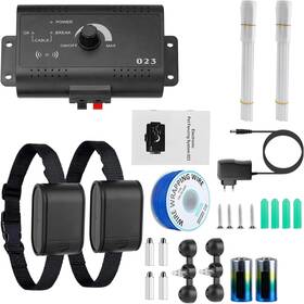 Imountek T2529 2 Dog Wireless Electric In-ground Fence Containment System Shock Training Collar