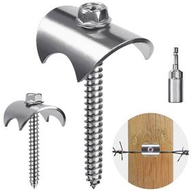 Insaga Infs-001-5 304 Stainless Steel Fence Staples For Wire Fencing - Reusable Fasteners
