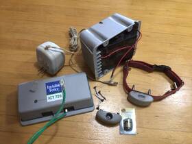 Invisible Fence Ict125 System With 2 Dog Collar Receivers 1 Battery Power Cap