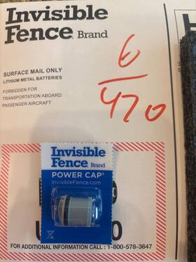 Invisible Fence Pc16245237132 Battery Power Cap Replacement New Sealed