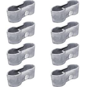Jake Sales 840129213253 - Chain Link Fence Panel Clamps Kennel Qty 8 For 1-7/8 Inch