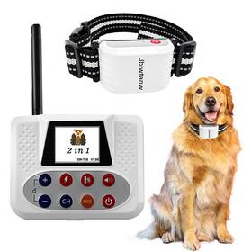 Jbiwtanw 763871742515 Wireless Dog Fence 2 In 1 System With Training Collar And Remote
