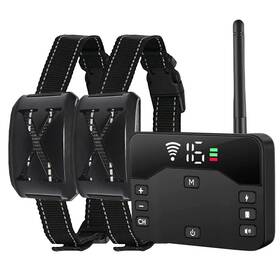 Jinyi 313105067060 Rowyig Wireless Dog Fence For 2 Dogs Adjustable Shock And Vibration Training Colla