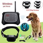 Jjr643202 Wireless Electric Pet Dog Fence Containment System Transmitter Training Collar