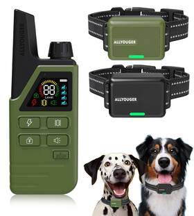 Dg800 Juitoy Dog Shock Collar 2 Dogs 5-120lbs - 4500ft Training With 3 Traini Dg800 Juitoy Dog Shock Collar 2 Dogs 5-120lbs - 4500ft Training With 3 Traini