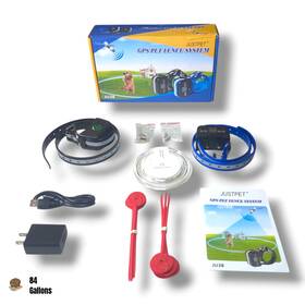 Justpet 03fx-01-jp-ju38-2c Ju38 Electric Gps Wireless Dog Fence For 2 Dogs