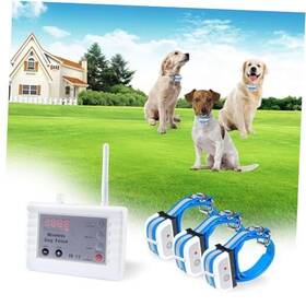 Justpet 03fx-06-jp-m-3-3c Wireless Dog Fence Two Way Signal Pet Containment System Grey For 3 Dogs