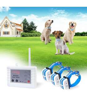 Justpet 05-jy-m-3-3c Dog Wireless Fence 2023 Upgraded Pet Containment System Adjustable Control