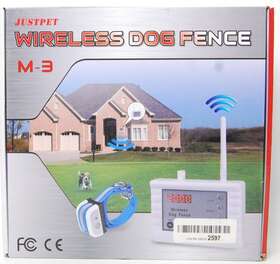 Justpet M3 2c Wireless Dog Fence M-3 With 2 Collars For Dogs 100-2 000 Feet