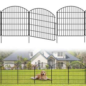 Kingarage Kg404 Garden Fencing Animal Barrier 12pcs 10 Panels 2 Gate 30in H X 23.6ft L