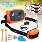 Kkx643287 Wireless Rechargeable Dog Fence Pet Training Containment System Collar
