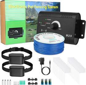 Kocaso 313041523514 Electric Dog Fence System Covers Up To 1.2 Acre For Dogs Over 4 Lb 2 Ajustabl