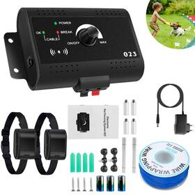 Kocaso J2529 Electric Fence For 2 Dogs Underground Dog System Waterproof Pet Conta