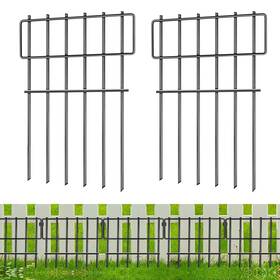 Koncifun Gf-025 25 Pack Decorative Garden Fence Total 27ft L X 16.5in H Dog Animal