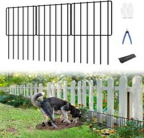 Kyate 445024596550 Garden Fence Animal Barrier Dog Digging 10 Pack 10.8ft L X 17inch