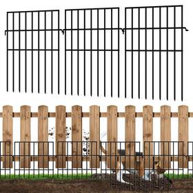 Kyate 710946639065 Animal Barrier Fence No Dig 25 Panels 1.25in Gap Ground Defense