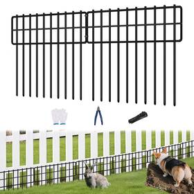 Kyate Re-fence13-laokuan-30pc Garden Fence Animal Barrier 30 Panels No Dig 42.5ft L X13in H