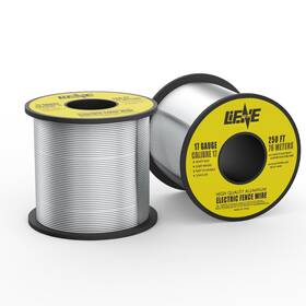 Lifence Lf8001 2 Pack 250 Ft 17 Gauge Aluminum Electric Fence Wire For Garden Electri