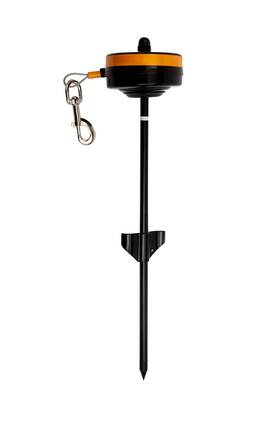 Lixit 30-8400-006 Bracket Mount And Stake Retractable Leash Tie Outs For Dogs Sma
