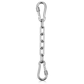 Luffwell J-sc-steel-8in Dog Collar Backup Clip Chew Proof Double Ended Metal Safety Clasp Pet