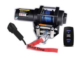 Mad Dog Products 680487930603 4500lb Winch Mount Combo With Synthetic Rope Polaris 2005-2009 700 Range