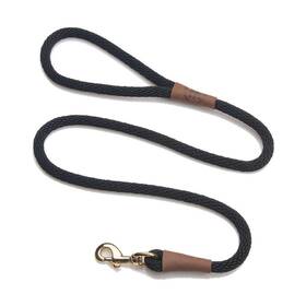 Mendota Products Me01403 Pet Snap Leash - British-style Braided Dog Lead Made In The Usa Bl