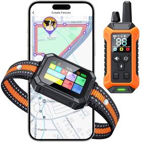 Meowant Mw-wr01 Gps Wireless Dog Fence System Collar With Training Remote Free App