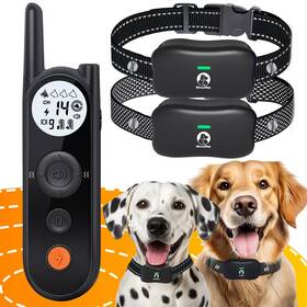 Mimofpet 683841190958 Wireless Dog Fence System For 2 Dogs - Up To 3500ft Adjustable Electric Fence