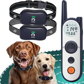 Mimofpet 685368481090 Wireless Dog Fence For 2 Dogs - Covers Up To 856-acre Collar Fen