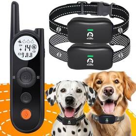 Mimofpet 686564288988 Wireless Dog Fence System For 2 Dogs - Up To 3500ft Adjustable Electric Fence