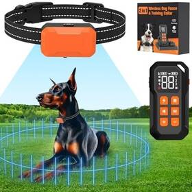 Muumlu 769643402328 Wireless Dog Fence Electric For Dogs System Trai