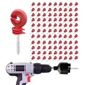 Mvmva 742183952560 100pcs Electric Fence Insulator - Insulators For Wooden Post