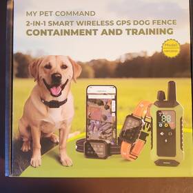 My Pet Command X004uv81ll Mpcgps4 2-in-1 Smart Wireless Gps Dog Fence Containment Training