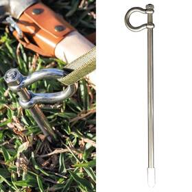 Naceture 850050322382 Dog Tie Out Stake - Stainless Steel Heavy Duty For Outside