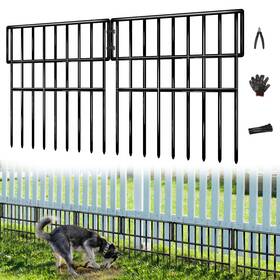 Dxwl35 Nanyezh 35 Panels Garden Fence Animal Barrier 38 Ft L X 13 In H No Dig For D
