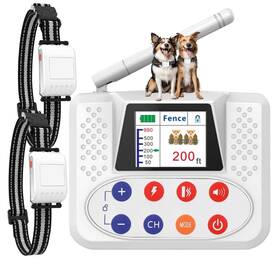 Nbsun 643556636585 Wireless Dog Fence Electric For Dogs With Shock Collar Big Colored Lc