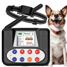 Nbsun 763932798109 Wireless Dog Fence Electric For Dogs With Big Lcd Screen Portable Wir