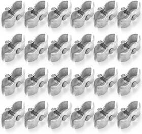 No Jax-240528-a 24 Set Chain Link Fence Panel Clamps 1-3/8 Inch Dog Kennel