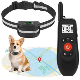 Nspet 768477081051 2-in-1 Gps Wireless Dog Fence And Remote Training Collar Portable Pet Containm