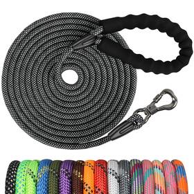 Ntr 726754115202 Long Dog Leash 50ft Check Cord With Swivel Lockable Hook And Comfortable