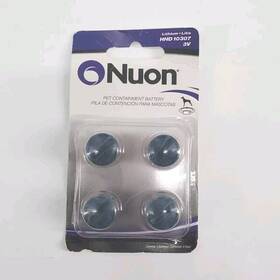 Nuon Hhd10309 Hhd103109 Pet Collar Battery 3v - 4 Pack New