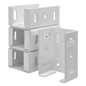 Ohiy 20103 Heavy Duty Aluminum Fence Bracket For Vinyl Fencing Panel To Post Connection